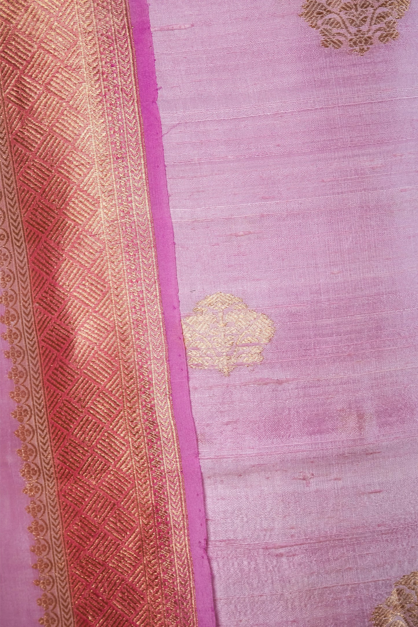 Lavender Handwoven Raw Silk Suit