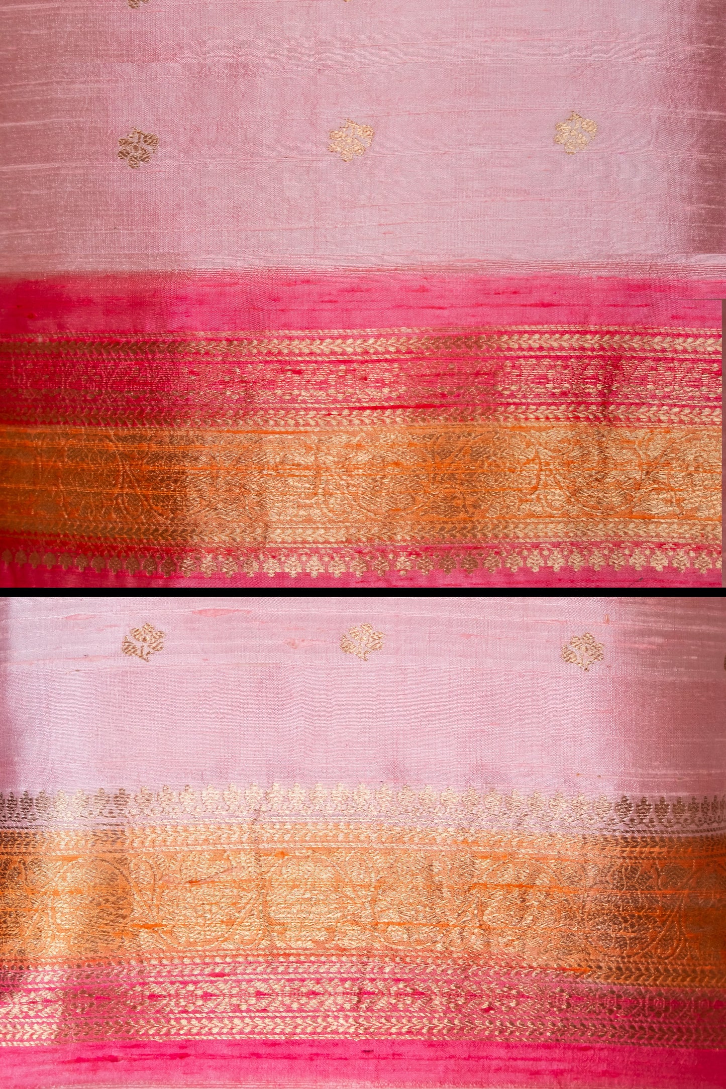 Peachy Pink Handwoven Raw Silk suit