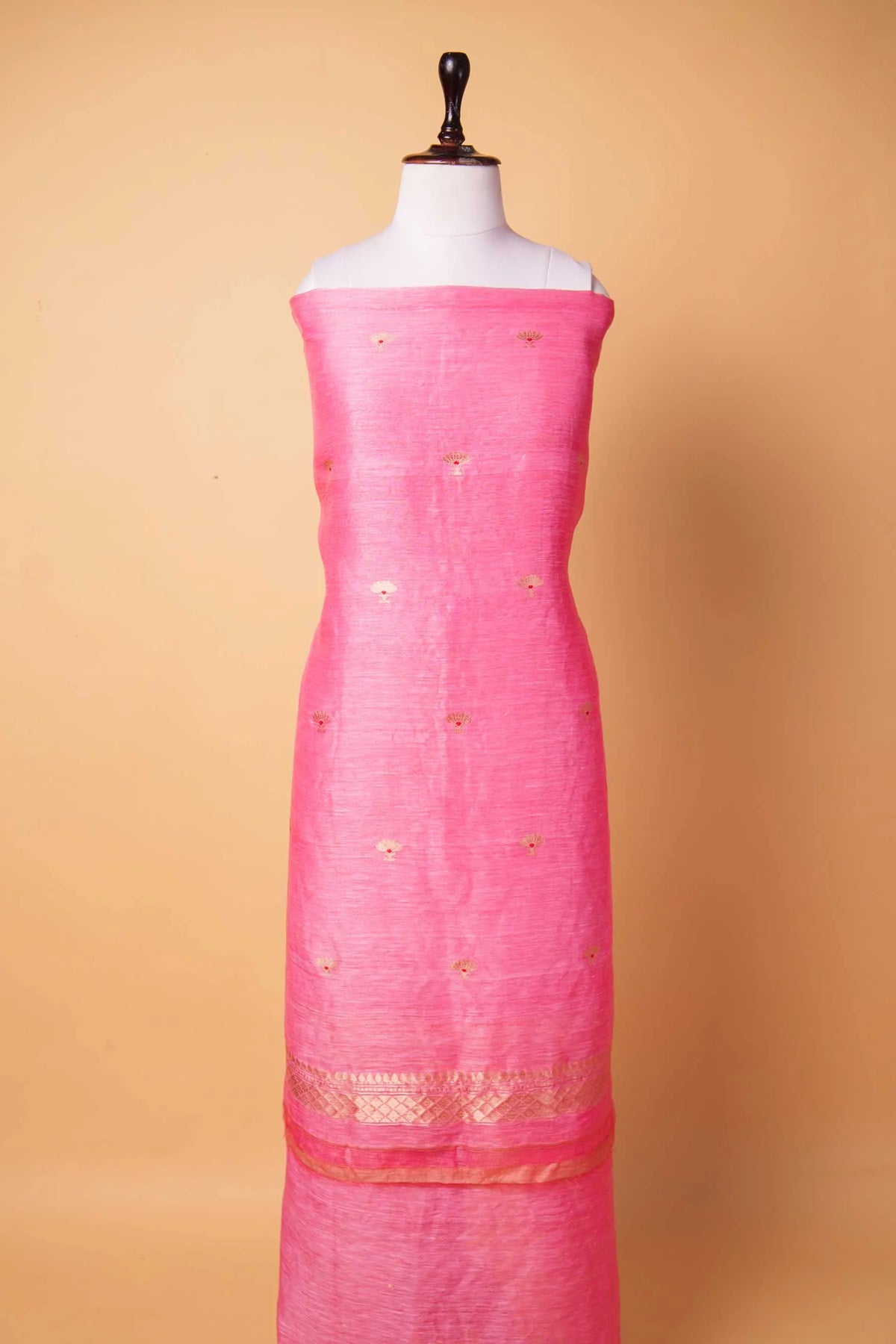 Peachy Pink Linen Suit Set