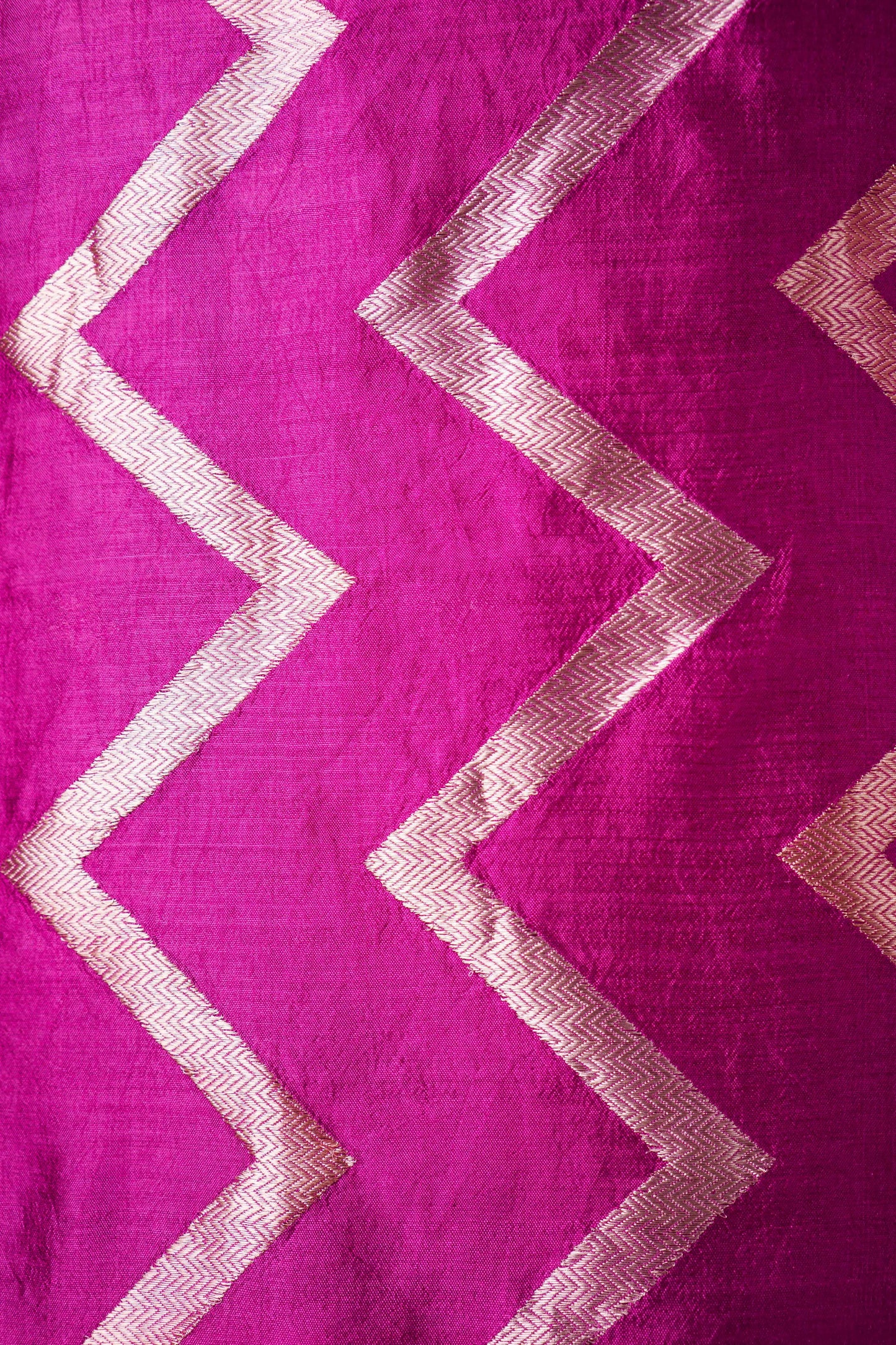 Magenta Puna Silk Weaving Co-ord Set