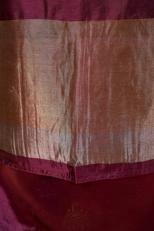 Wine Puna Silk Suit