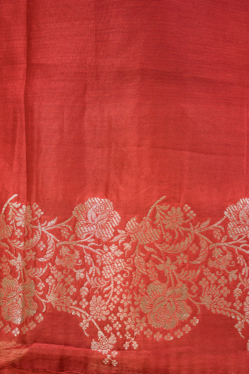 Rust Chanderi Weaving Co-ords