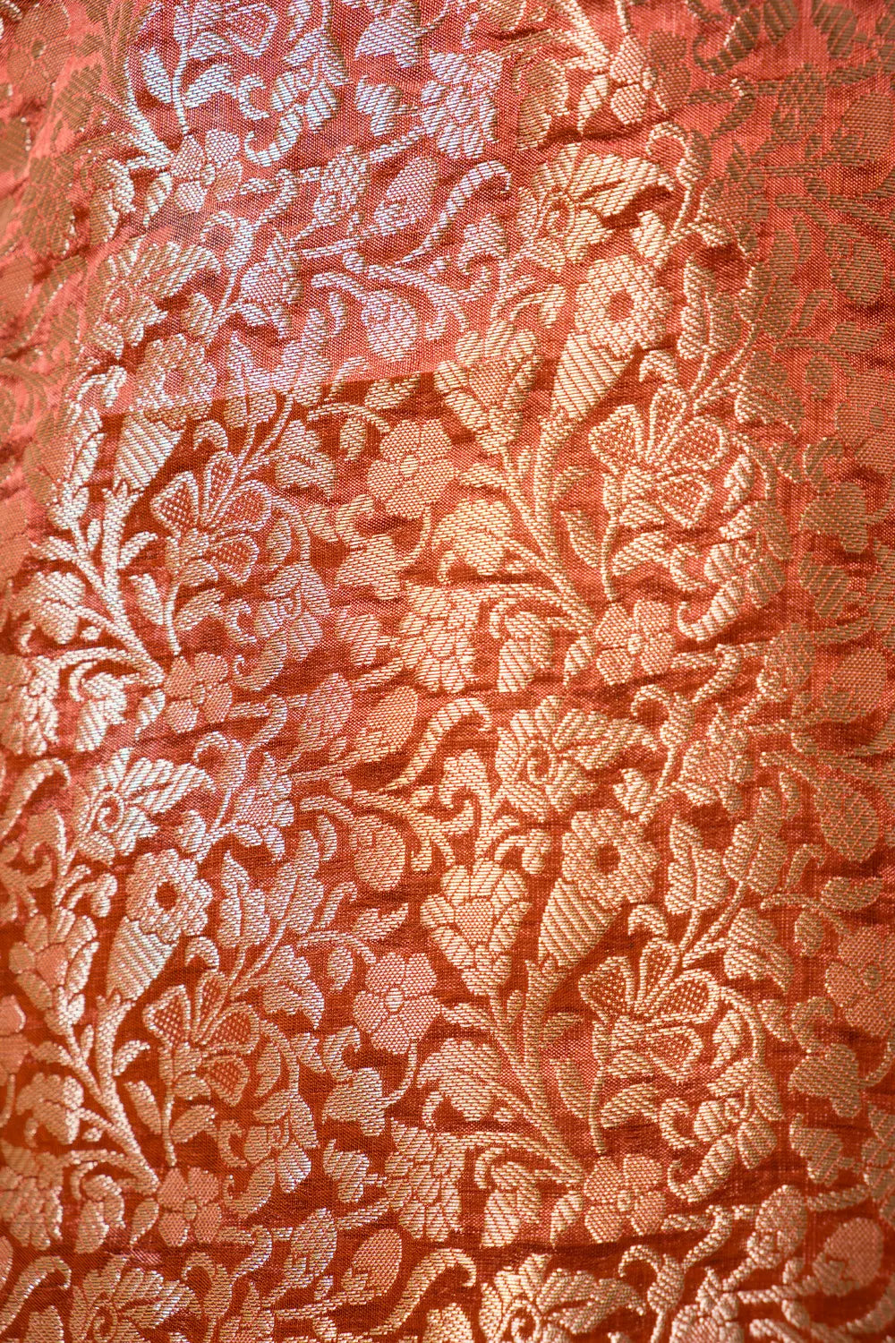 Rust Tissue Applique Puna Silk Co-ords