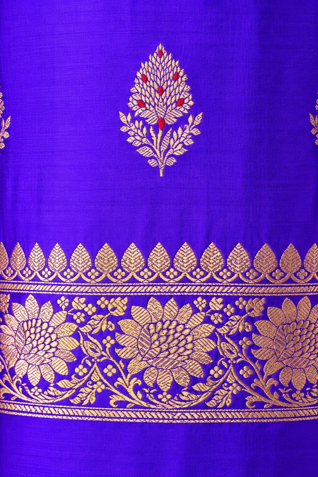 Violet Puna Silk Weaving Co-ord Set
