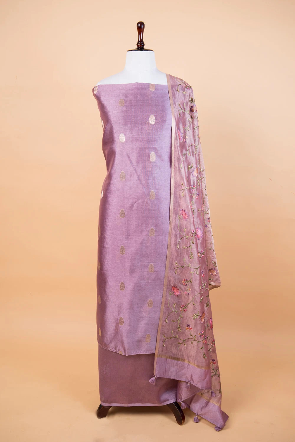 Lavender Puna Silk Suit