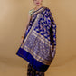 Royal Blue Meenedar Katan Banarasi Silk Saree