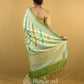 Pista Green Rangkat Khaddi Banarasi Georgette Silk Saree