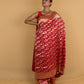 Ethnic Red Katan Banarasi Silk Saree