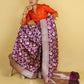 Plum Handwoven Katan Banarasi Silk Saree