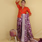 Plum Handwoven Katan Banarasi Silk Saree