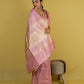 Lemonade Pink Kadhua Katan Banarasi Silk Saree