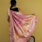 Lemonade Pink Kadhua Katan Banarasi Silk Saree