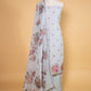 Light Blue Pure Linen Embroidered Suit