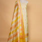 Yellow & Peach Handwoven Raw Silk Suit