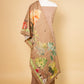 Brown Matka Linen Embroidered Suit