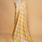Yellow & Peach Handwoven Raw Silk Suit