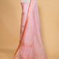 Peachy Pink Handwoven Raw Silk suit