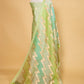 Pista Green Handwoven Chiniya Silk Suit