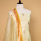 Lemon Yellow Handwoven Raw Silk suit