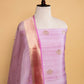 Lavender Handwoven Raw Silk Suit