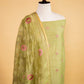 Liril Green Embroidered Mul Cotton Suit