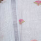 Light Blue Pure Linen Embroidered Suit