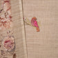 Beige Matka Linen Embroidered Suit