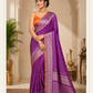 Purple Sona Rupa Katan Banarasi Silk Saree