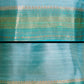 Blue Handwoven Raw Silk suit