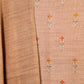 Brown Matka Linen Embroidered Suit