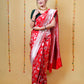 Sinduri Red Rupa Zari Katan Banarasi Silk Saree