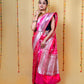 Crimson Pink Rupa Zari Katan Banarasi Silk Saree