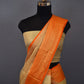 Water Gold Orange Border Tissue Banarasi Silk Saree