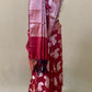 Maroon Chanderi Tiger Zari Woven Saree