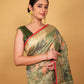 Pista Green Multi Resham Handwoven Kota Tissue Saree