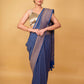 Blue Khaddi Banarasi Georgette Silk Saree