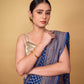 Blue Khaddi Banarasi Georgette Silk Saree