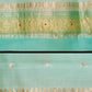 Sea Green Handwoven Chiniya Silk Suit Set