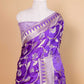 Lavender Sona Rupa Satin Silk Saree