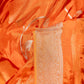 Saffron Zari Woven Fancy Silk Saree