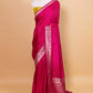 Rani Zari Buti Weaving Fancy Silk Saree