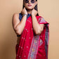 Rani Madhubani Weaving Silk Saree
