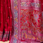 Rani Madhubani Weaving Silk Saree