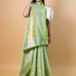 Pista Green Meenakari Chiniya Silk Saree