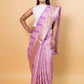 Lavender Rangkat Chiniya Silk Saree