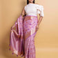 Lavender Rangkat Chiniya Silk Saree