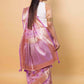 Lavender Rangkat Chiniya Silk Saree