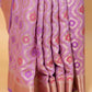 Lavender Rangkat Chiniya Silk Saree
