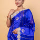Royal Blue Cocktail Raw Mango Silk Saree