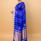 Royal Blue Cocktail Raw Mango Silk Saree